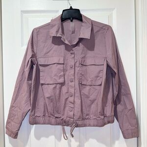Zuda Stretch Woven Ripstop Collared Jacket. Size Medium. EUC.